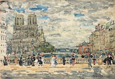 Notre Dame by Maurice Brazil Prendergast